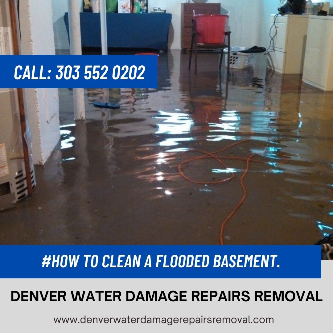 How to Clean a Flooded Basement Denver Water Damage Repair